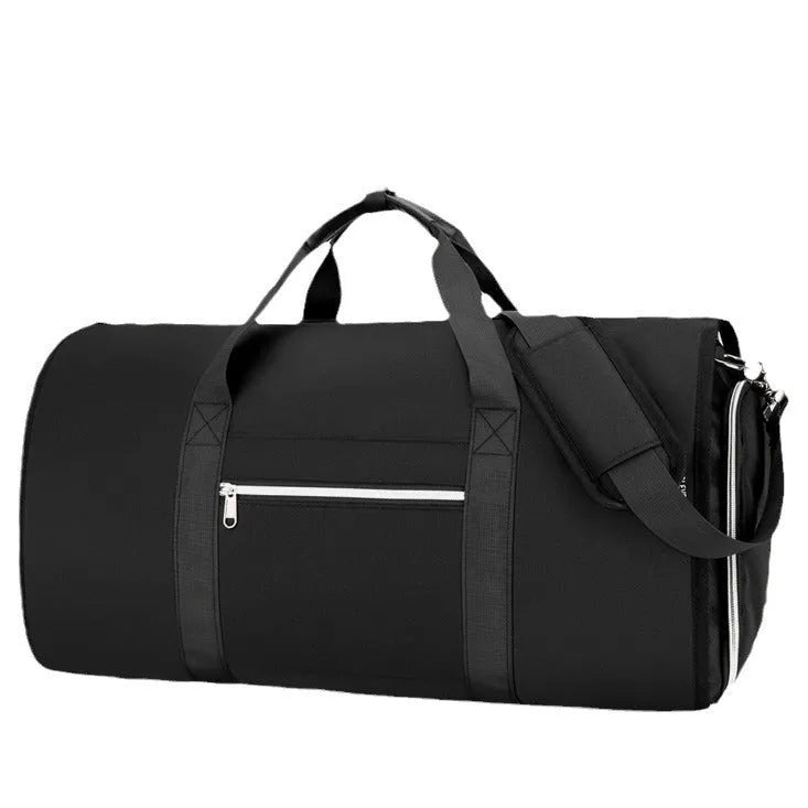 Oxford cloth multi-purpose bag in grey with organisational compartments and expansion functionality