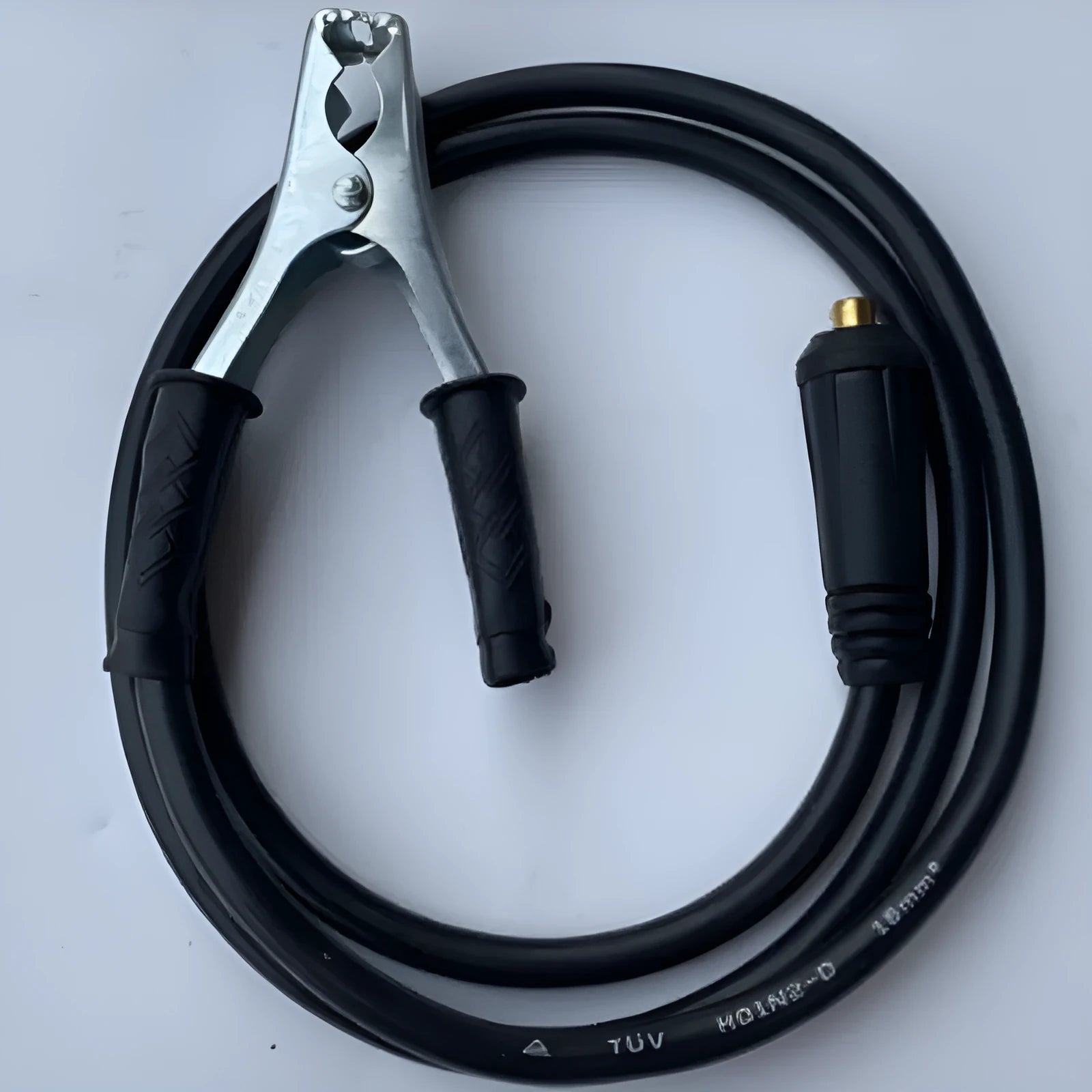 Black plastic sheathed copper core household welding machine cable 25 metres single bonding wire