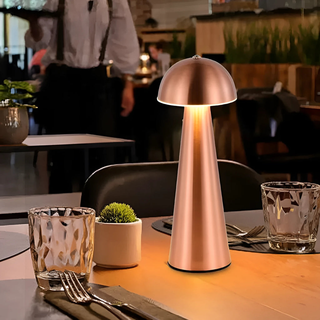 Creative touch switch outdoor USB table lamp metal iron 270mm height atmosphere lighting for garden