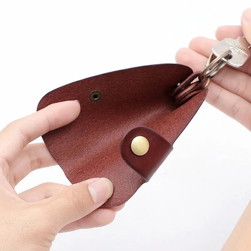 Genuine leather handmade car key case in multiple colour options