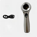 Professional magnifying glass with optical glass lens for jewellery tobacco alcohol appraisal in black or silver finish