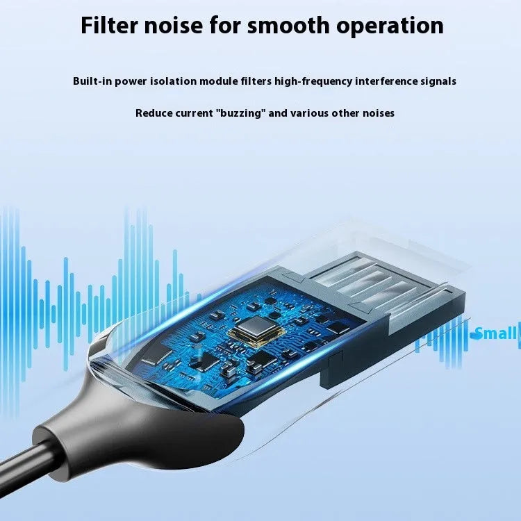 USB car Bluetooth audio receiver with zinc alloy USB connector and copper 3.5mm jack