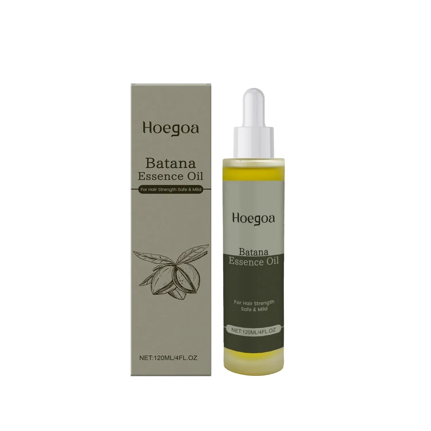 120ml dropper bottle of scalp massage hair essential oil with ginger root, Platthana and rosemary oils