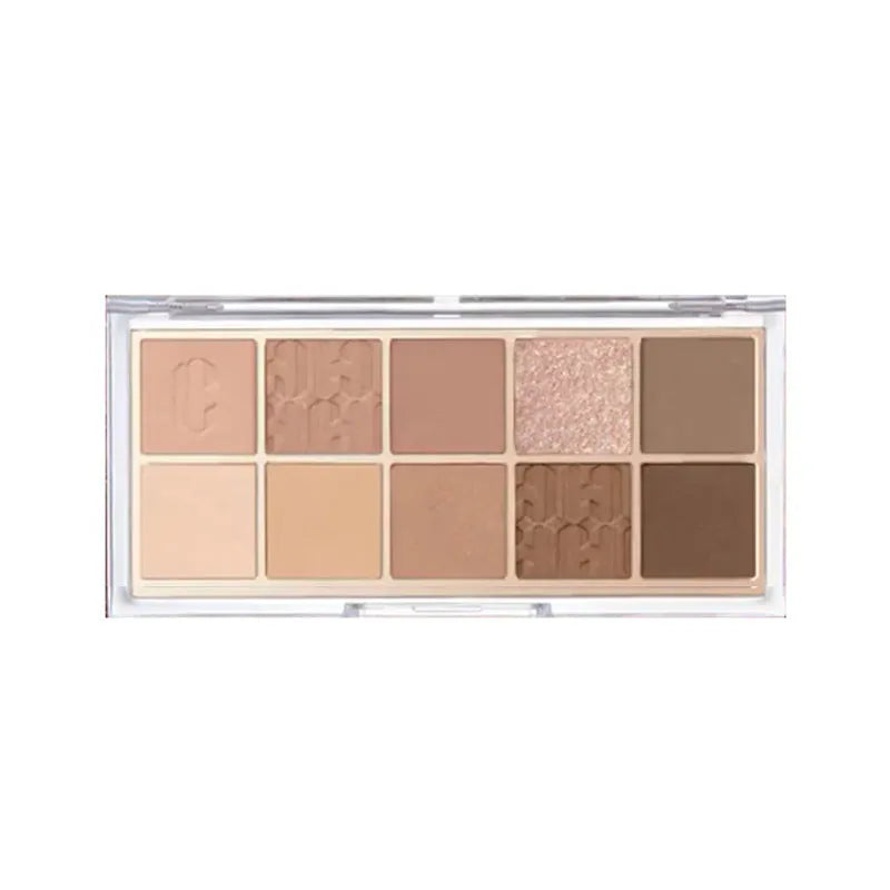 Earth Matte Ten Color Eyeshadow Palette with three colour options: Alley Walk, Forest Autumn Breeze, Sunset Picnic