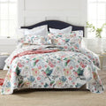 Pure cotton bedspread three-piece set with geometric pattern for 1.8 metre bed