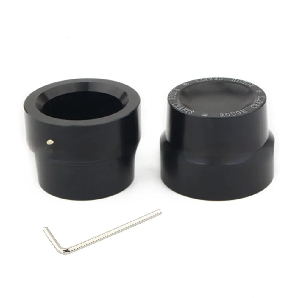 Black CNC aluminium motorcycle front axle decorative cap cover for Harley Sportster 883