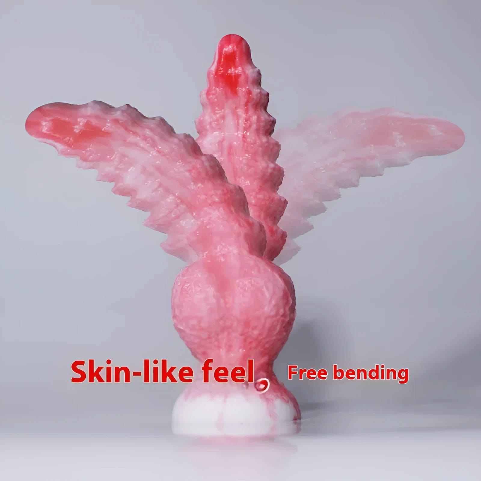 Pink platinum silicone shaped penis women's masturbation device with realistic design