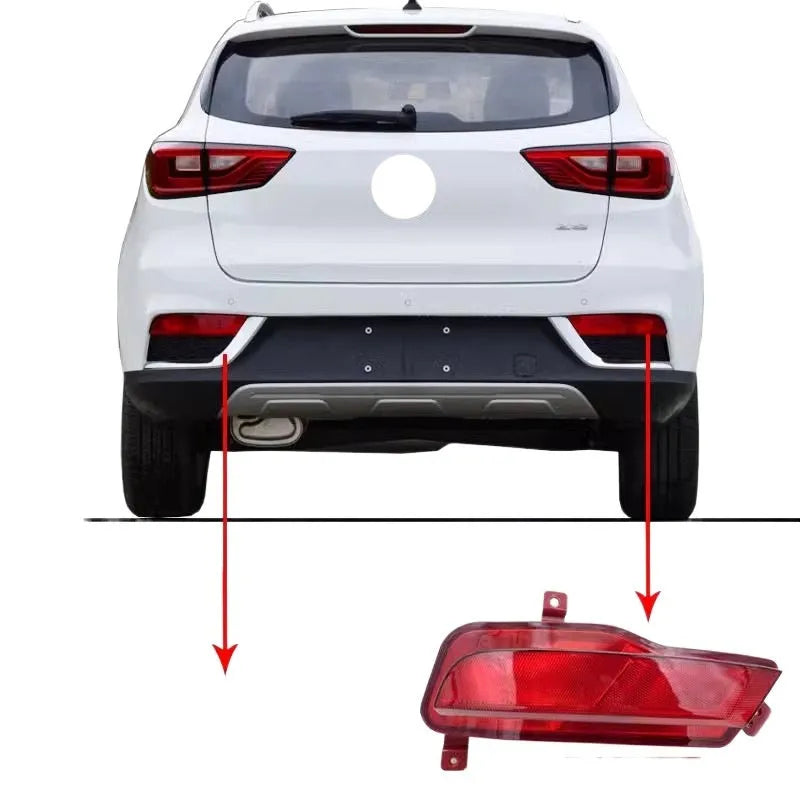 MG ZS rear fog lamp bumper light assembly plastic black left side