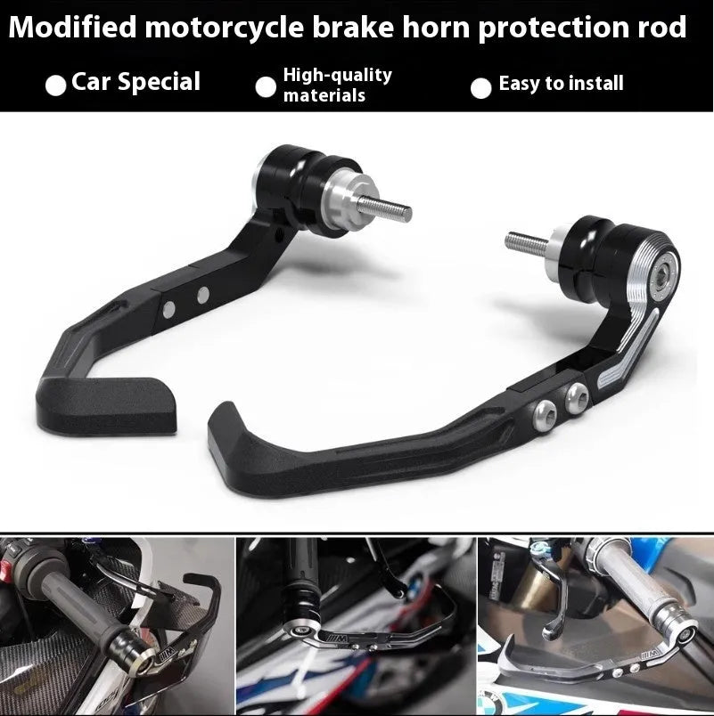 Pair of black CNC machined anti-slide bow guards for CBR650F CBR650R 2014-2023