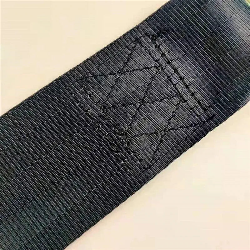 Polyester door fixing belt with mounting screws and nuts for door restraint