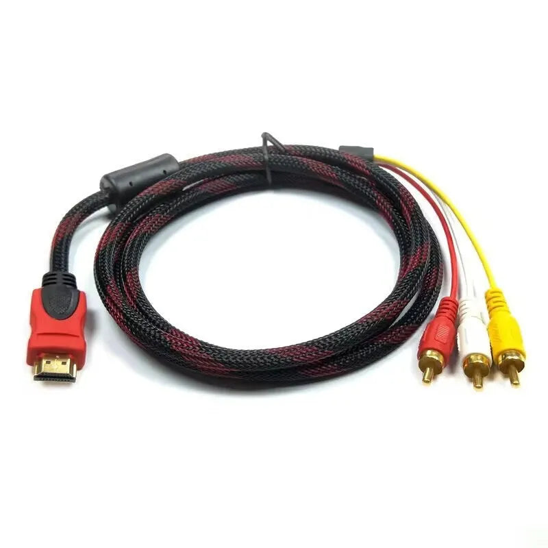 HDMI to AV15 M 1.5 metre conversion cable with gold-plated alloy connectors
