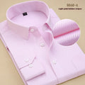 Men's slim fit cotton business shirt in black with long sleeves and professional styling