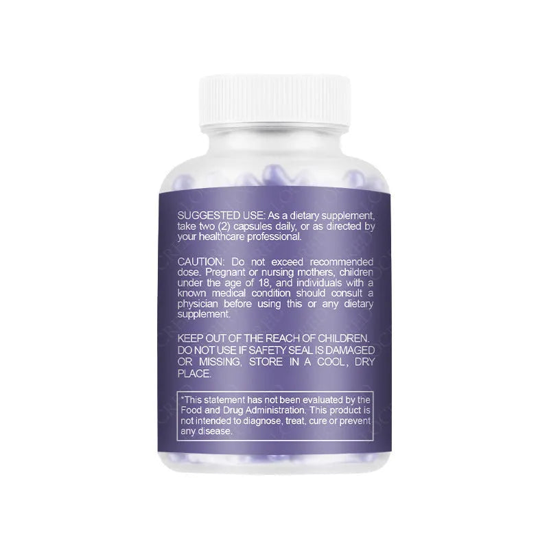 Bottle of 60 vaginal capsules for adult feminine intimate care.