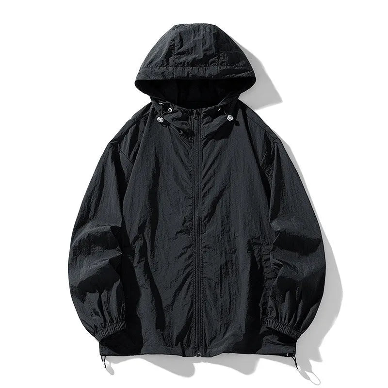 Outdoor jacket in chemical fibre blend fabric with loose fit for youth sports available in multiple colours
