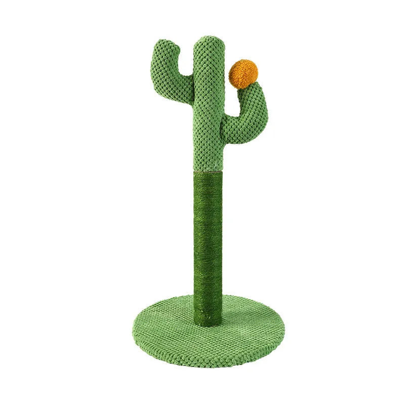 Masson cactus design cat scratching post and climber made from cotton thread