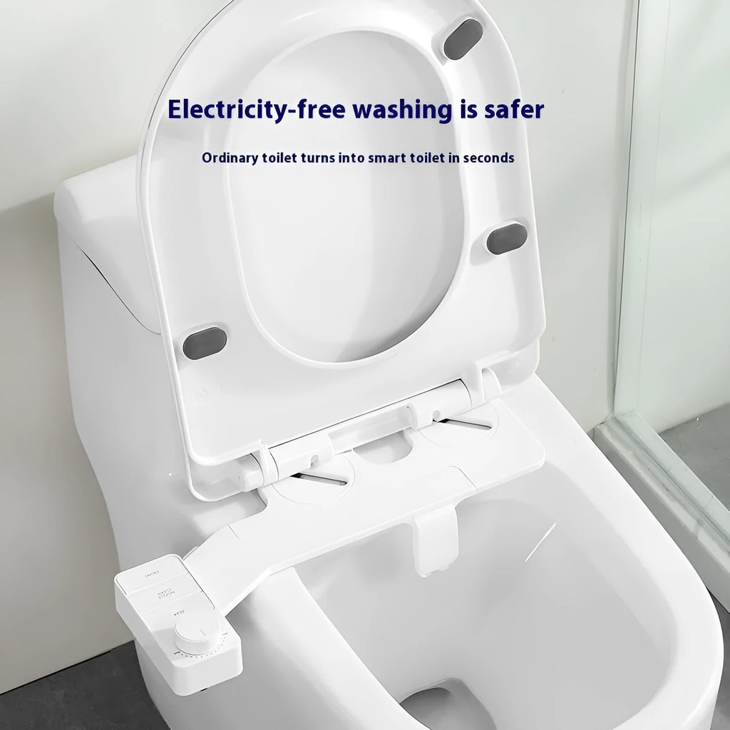 Pure white button wash butt-lifting tool with removable nozzle and split detachable design