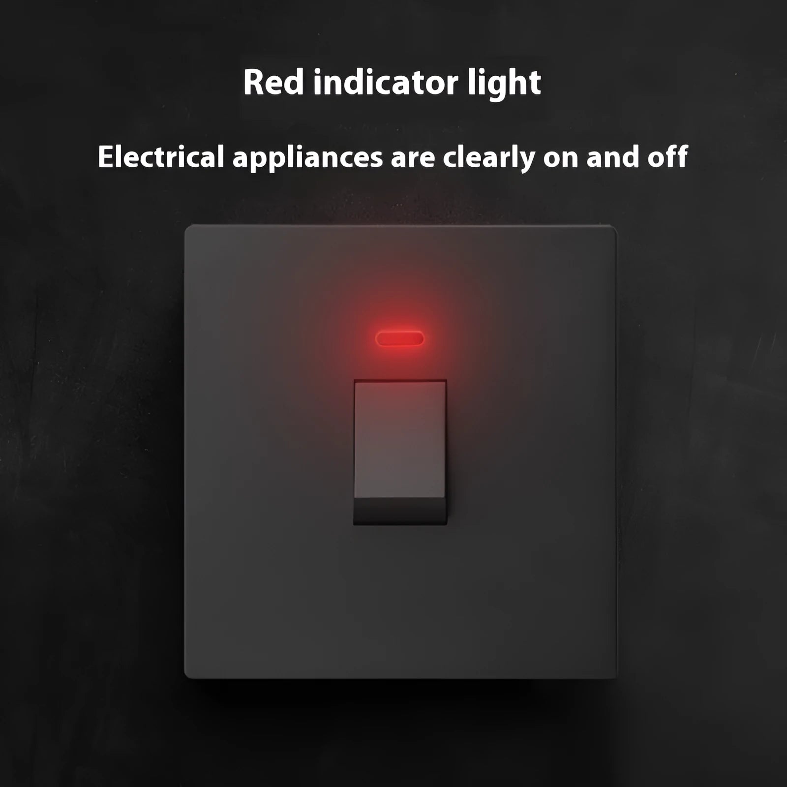 High current 3P switch with illuminated panel for water heaters and air conditioners in gold, grey or white