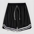 Men's loose gradient colour workout cropped trousers in polyester fabric