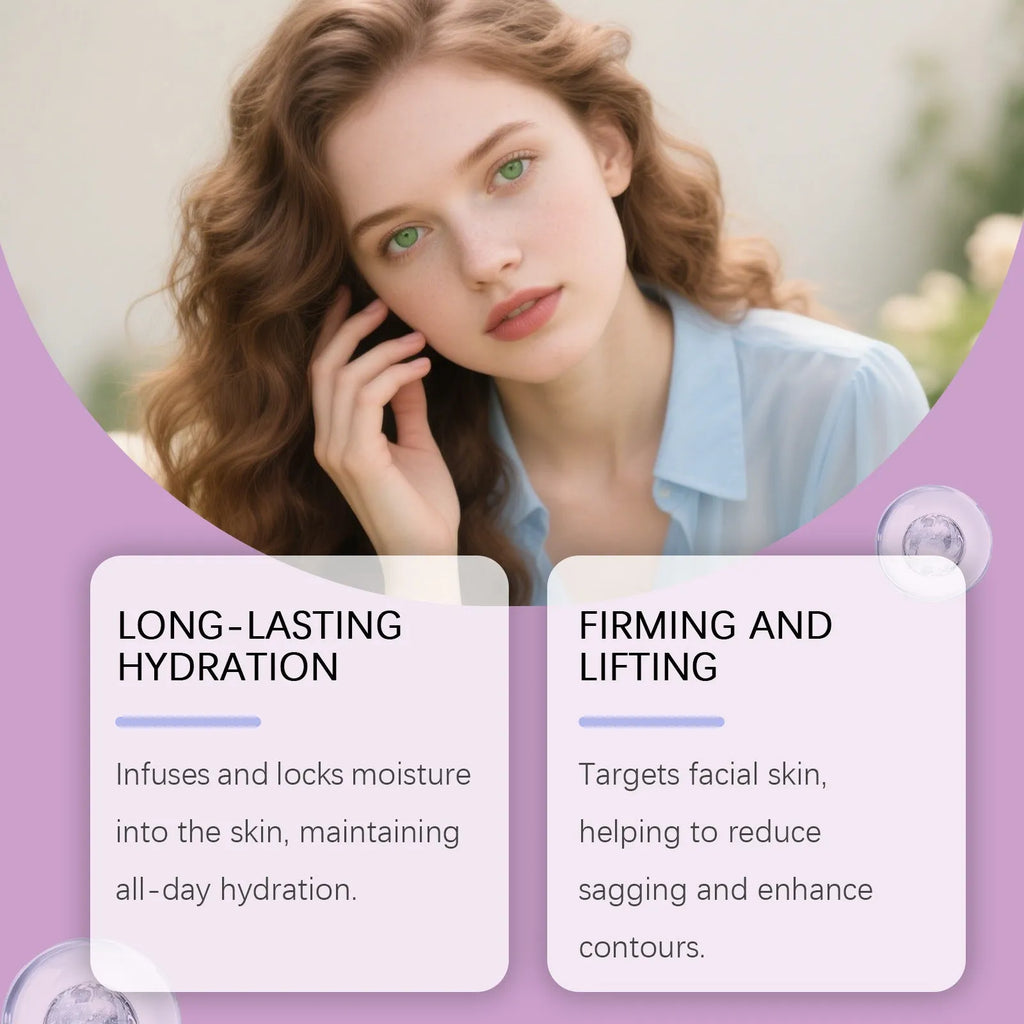 Moisturizing Firming Lifting Cream 60g pot with retinol hyaluronic acid and nicotinamide ingredients listed on label