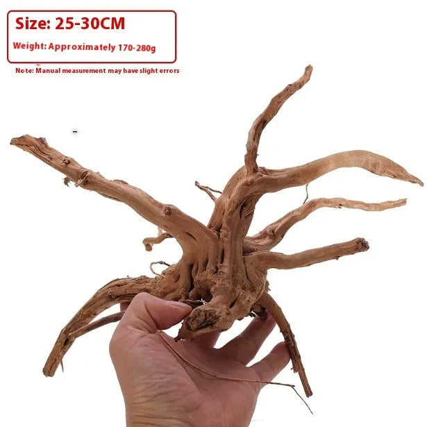 Xiaoqi root wooden aquarium driftwood ornament for fish tank decoration