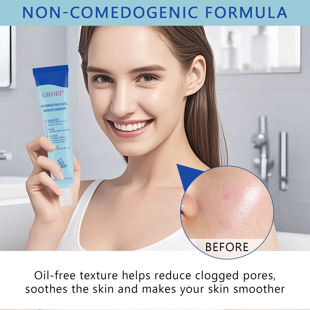 50ml jar of hyaluronic acid moisturising gel for facial hydration skincare