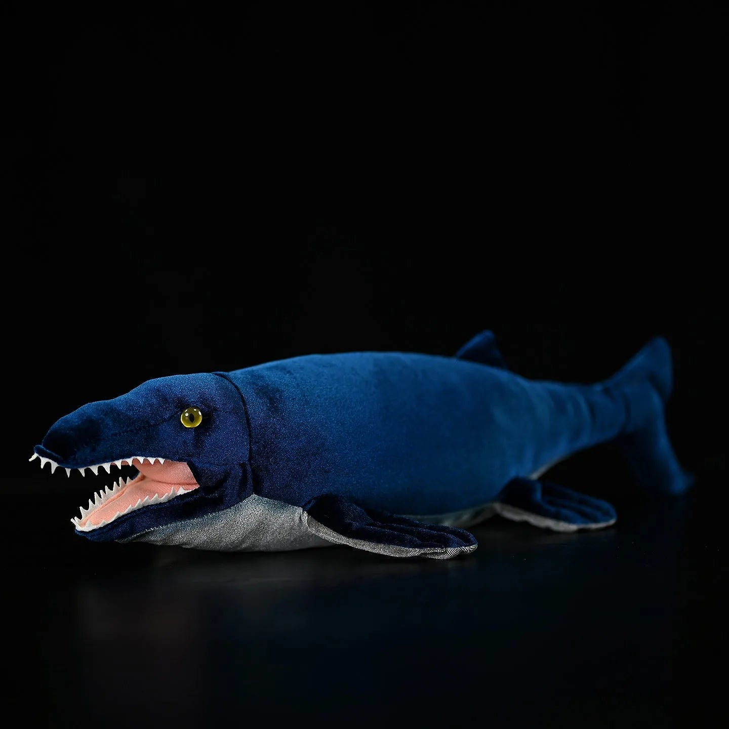 Himalaya Fish Dragon plush toy in soft flannel, 48 cm length, PP cotton filled, fantasy design