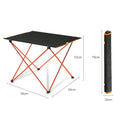 Portable folding table and chair set in aviation aluminium alloy for outdoor use