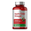 Bottle of 150 apple cider vinegar health supplement capsules