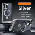 Half pack aluminium alloy phone case with magnetic bracket and aromatherapy slot for iPhone 15 and 16