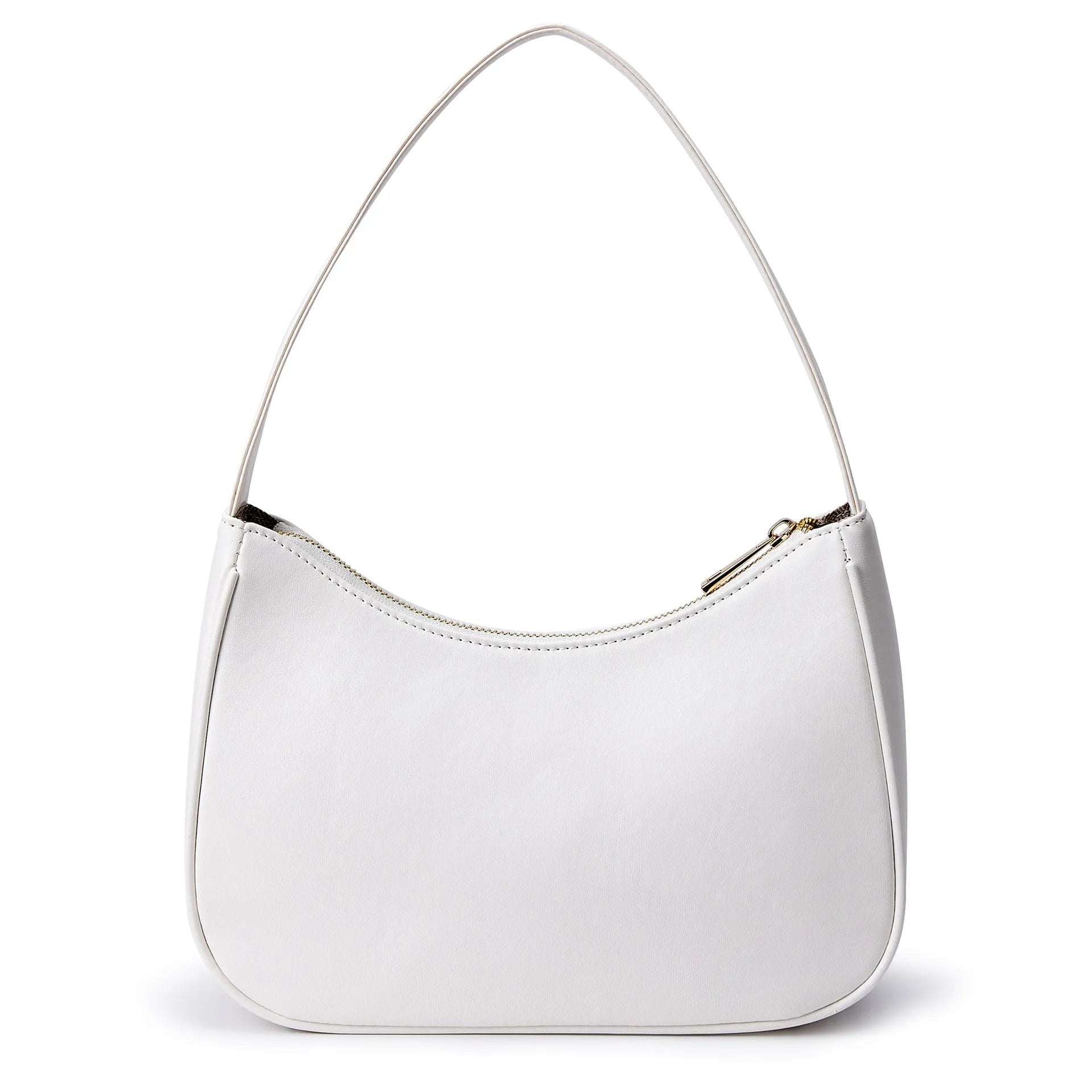 Waterproof PU leather shoulder bag in simple retro design showing colour options