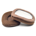 Soft PU leather sponge earphone cover replacement cushion for headphones in black flannel colour