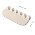 White PVC urine blocking board for children's toilet training to prevent splash mess