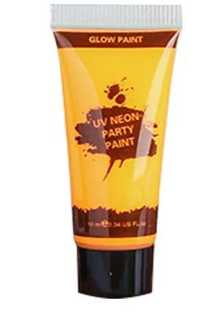25ml tube of neon green face and body paint, safe non-toxic formula