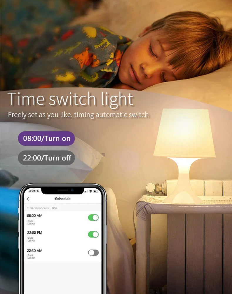 GU10 smart LED spotlight bulb with Wi-Fi and RGBCCT colour changing capabilities