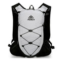 AZELA grid pattern lightweight hiking backpack in breathable mesh for trail running and camping