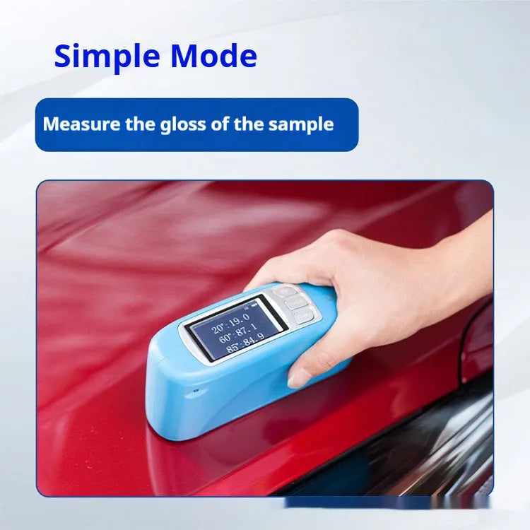 Ceramic brightness stone portable glossiness tester with three model configurations for surface measurement