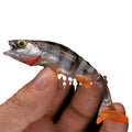 Fish T tail soft plastic fishing lure with scissors for saltwater and freshwater fishing