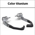 Pair of black CNC machined anti-slide bow guards for CBR650F CBR650R 2014-2023