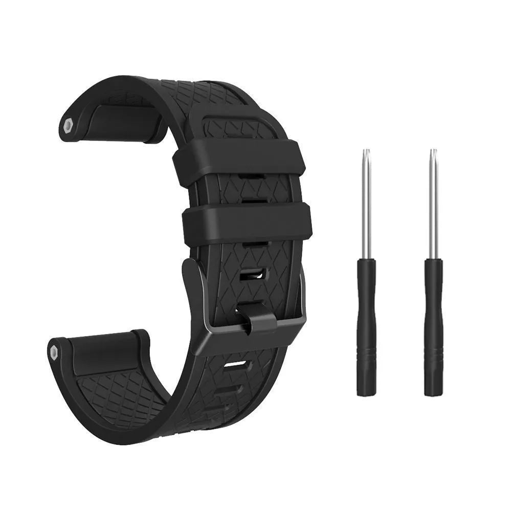 26mm silicone sports watch strap in multiple colours compatible with Jiaming watches