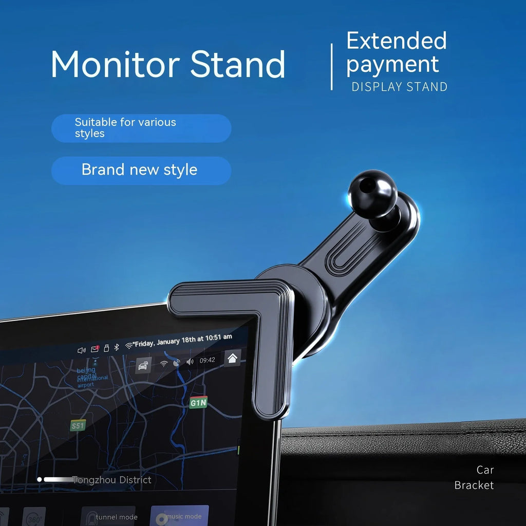 Vacuum adsorption car phone mount for Tesla dashboard with nano pad