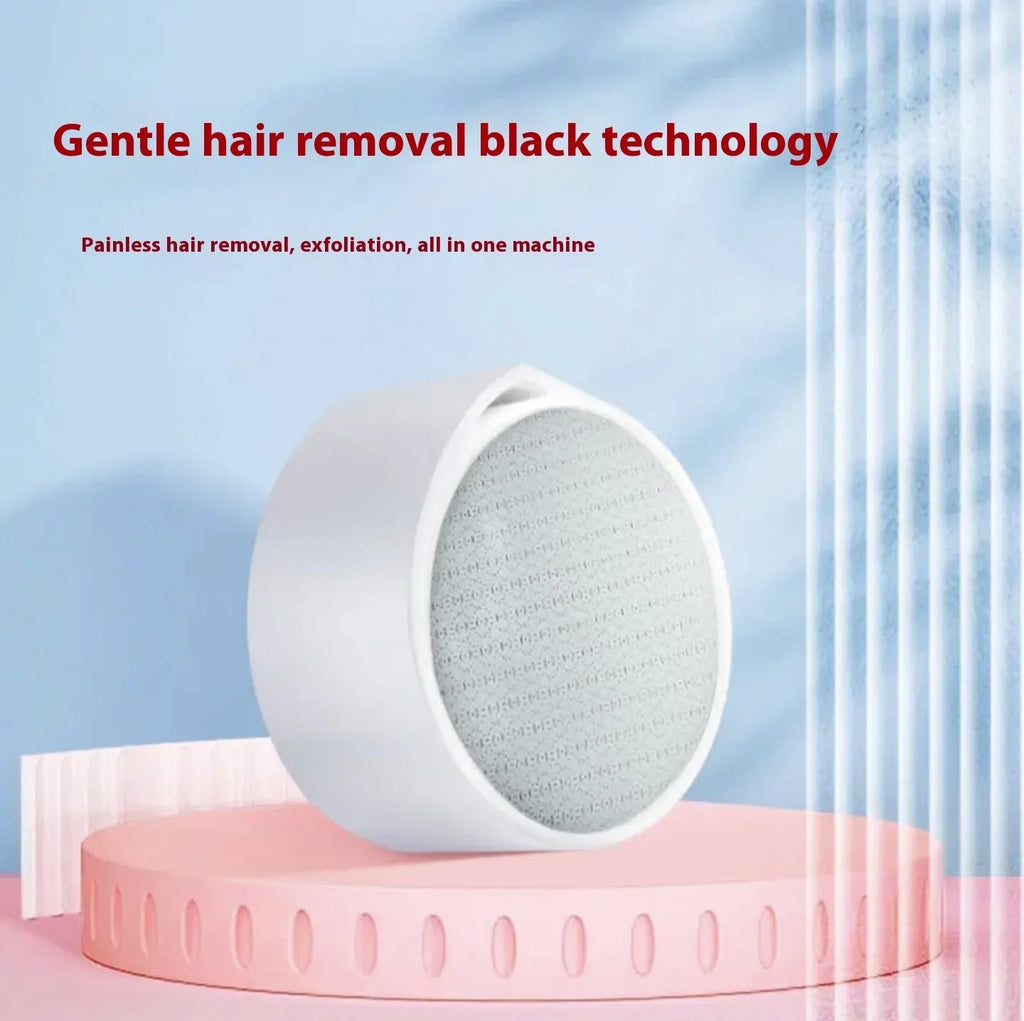 Nano glass epilator and foot grinder 2-in-1 device in plastic, colour option 2in1 style.
