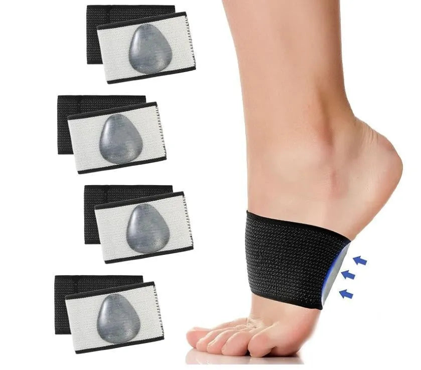PU elastic arch support foot bandage cover for men and women in ordinary and heart style