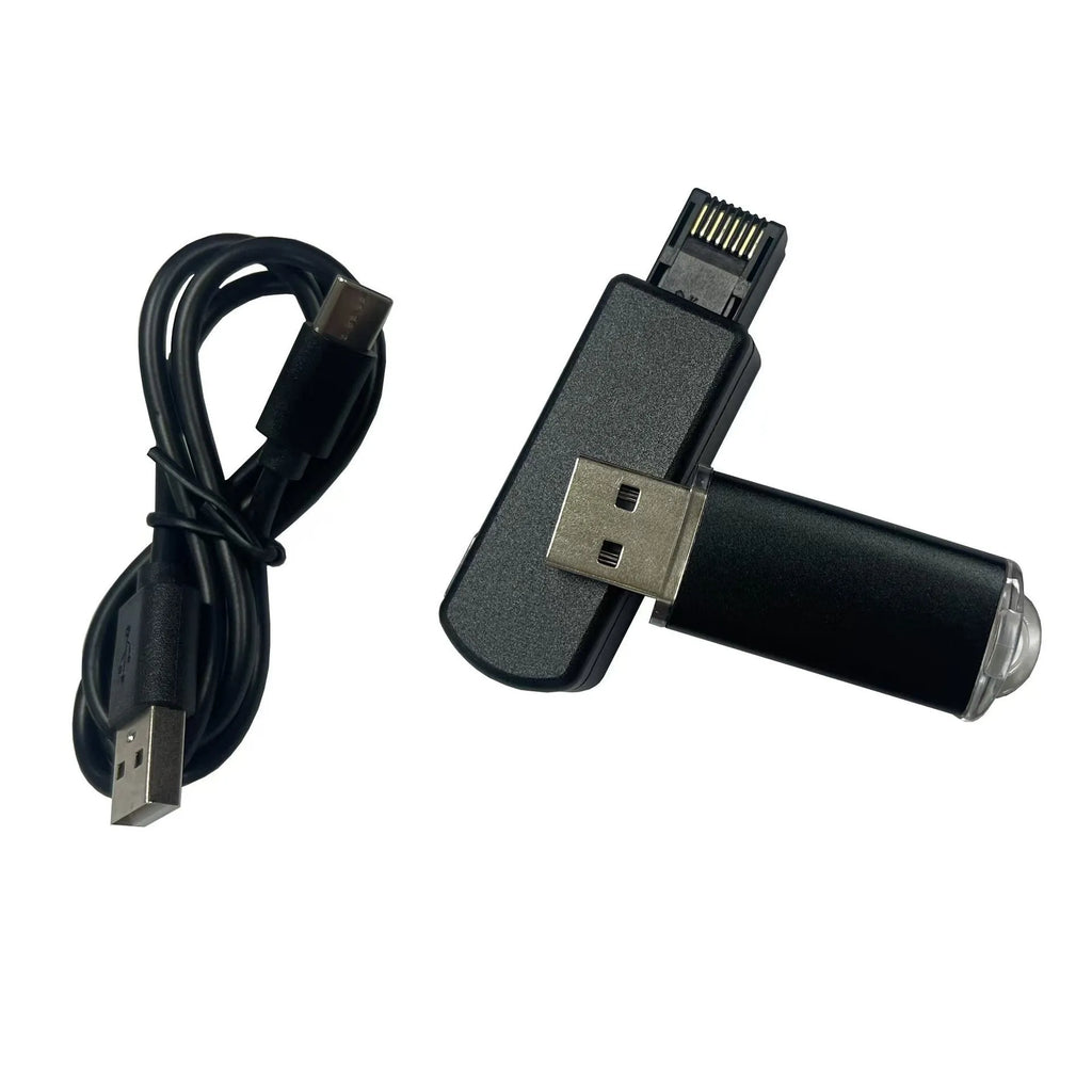 Black JB Tool USB adapter for PlayStation systems with Ethernet port and version switching capability