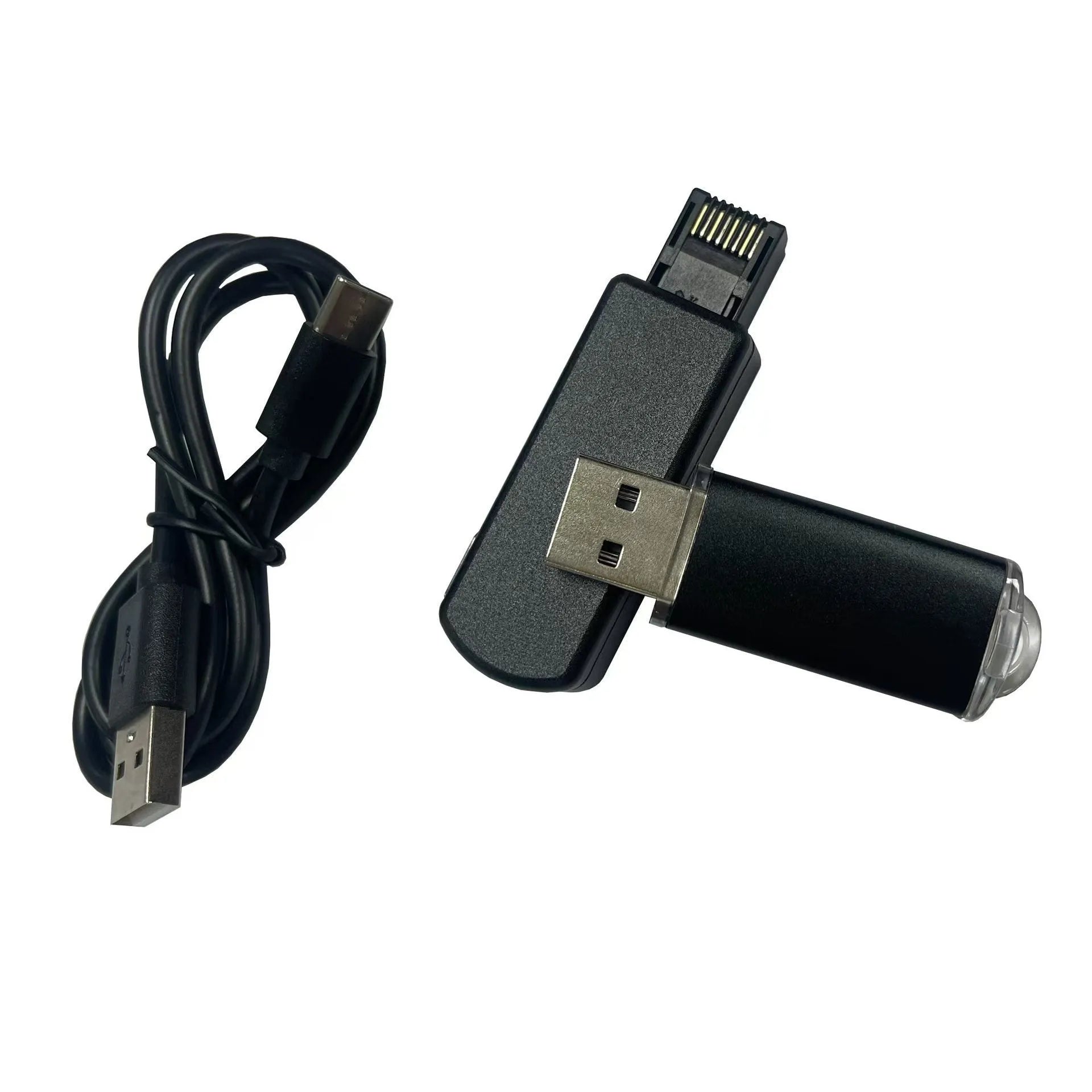 Black JB Tool USB adapter for PlayStation systems with Ethernet port and version switching capability