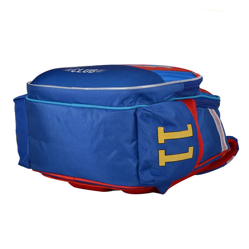 Three-piece trolley bag set for primary school students, nylon, 46cm, in cartoon cute style, including trolley bag, backpack and hand bag