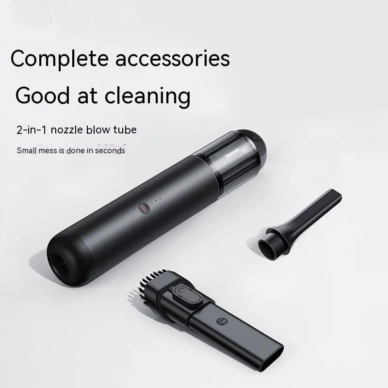 BASEUS A3 black wireless car vacuum cleaner with Type-C charging port