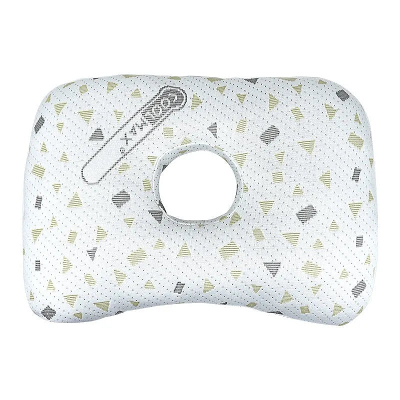 Beauty salon single hole ear pillow in New Chinese style, showing dimensions 39x28x6cm.