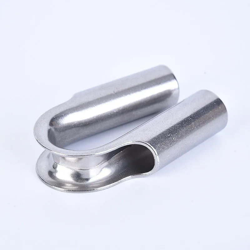 Stainless steel tubular sleeve ring circular connector for industrial applications