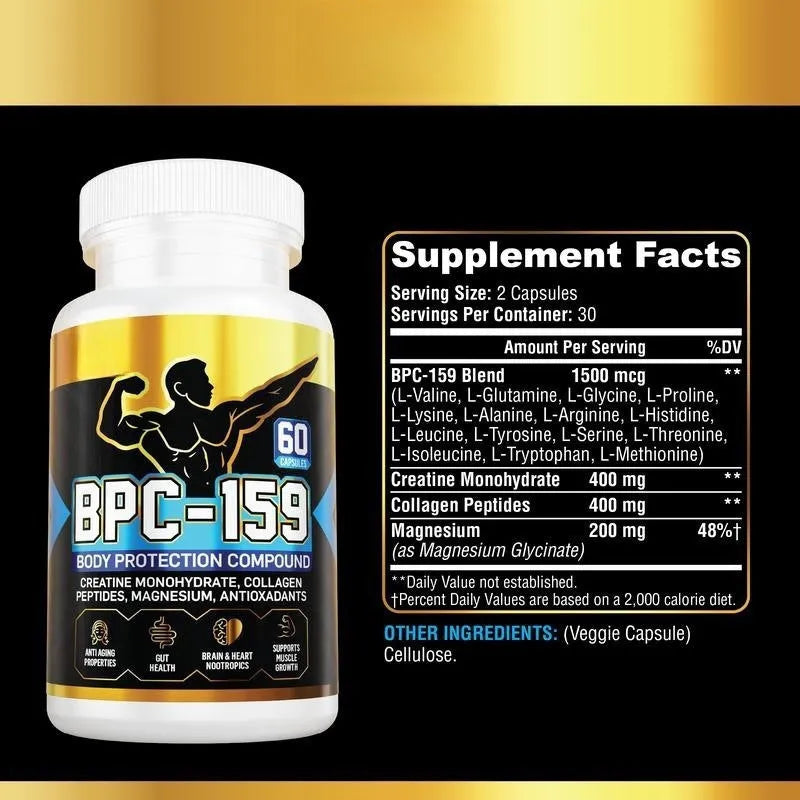 One bottle of body energy supplement capsules for daily nutritional support