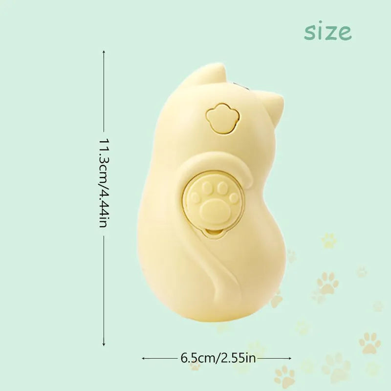 Pet steamy brush grooming tool with 3-in-1 functionality for cats and dogs